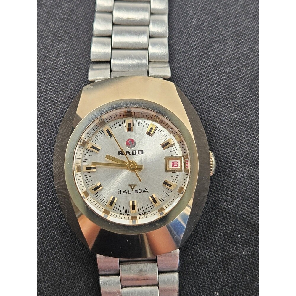 Rado Balboa AUTOMATIC Watch 26mm Women's Silver & Gold Tone, Stainless band - Picture 6 of 11
